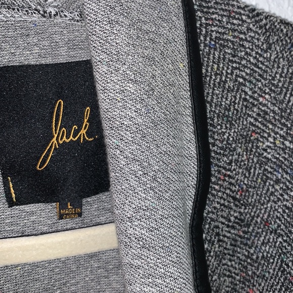 Jack Faux Leather Jacket Size Large - Picture 2 of 3